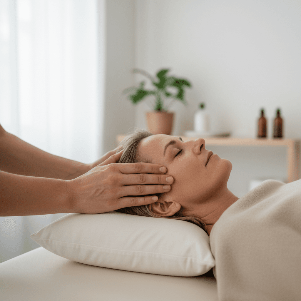 Séance d'ostéopathie